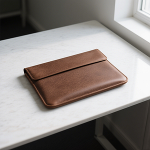 Funda para portátil de piel auténtica y auténtica de primera calidad personalizada del fabricante con cierre de cremallera y <span class=keywords><strong>forro</strong></span> suave para <span class=keywords><strong>MacBook</strong></span> <span class=keywords><strong>Pro</strong></span> Air - Product Image 5