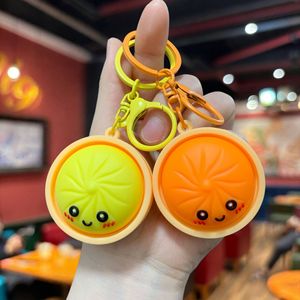 Nuevo Diseño 2026: Llaveros de PVC con Forma de Bollo Vaporizado 3D, Lindos y Creativos, para Parejas, Adornos, Recuerdos de Fiesta, Regalos Promocionales al por Mayor - Product Image 2