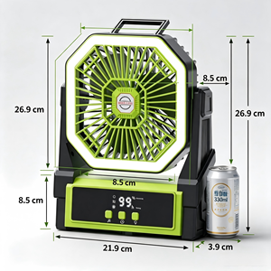 Ventilateur de table noir haute vitesse pour l'été, très demandé - Product Image 1