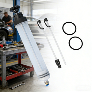 Extractor de Fluidos de 500cc, Jeringa de Llenado Manual, Bomba de Succión de Aceite <span class=keywords><strong>Automotriz</strong></span> - Product Image 1