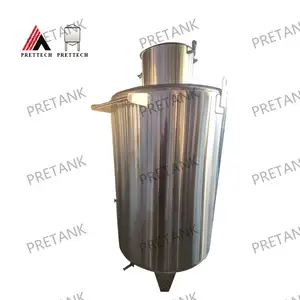 Tanque de almacenamiento de mezcla de licores de acero inoxidable con Válvula de ventilación ignífuga