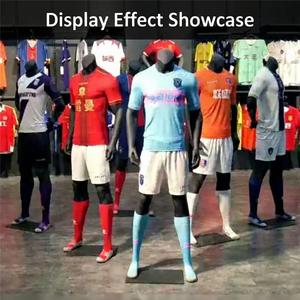 Maniquí Deportivo de Fibra de Vidrio, Modelo de Cuerpo Completo Masculino/Femenino, Color Negro, para Exhibición en Vitrinas, Estilo Europeo - Product Image 3