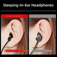 Écouteurs intra-auriculaires filaires Aifeimei avec suppression du bruit, non compressifs, pour dormir, prise jack 3,5 mm, pour dormir sur le côté