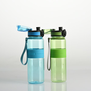 silicona de deporte de manga <span class=keywords><strong>cantante</strong></span> capa de plástico de 17oz portátil botella de agua al aire libre - Product Image 5
