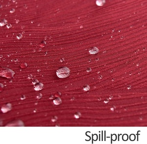 Jacquard Khăn trải bàn 52x70 <span class=keywords><strong>inch</strong></span> Màu đỏ nặng trọng lượng mềm Spillproof chống nhăn Tabletop trang trí cho nhà bếp - Product Image 5