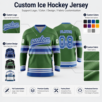 Maillot de hockey sur glace personnalisé par sublimation pour joueurs adultes et jeunes, entraînement, compétition et matchs, commandes en gros pour équipes