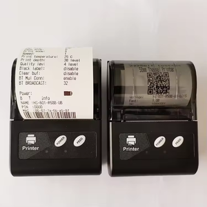 Stampante Termica Portatile Mini POS da 58mm per Foto Passaporto, Etichette Barcode, Ricevute, USB+Wireless, Bianco e Nero - Product Image 2