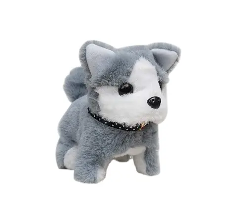Venta al por mayor de juguetes para caminar del bebé electrónico de peluche interactivo perro niños juguetes para mascotas Animal de peluche cachorro de juguete