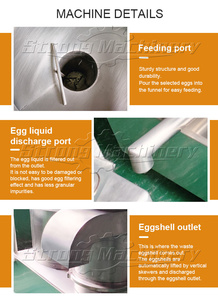 Commercial Egg Cracking Machine Small Egg Breaker Breaking Egg Machine Price - Product Image 5