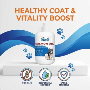 Huile de saumon OEM/ODM pour chiens et chats - Oméga 3 EPA DHA, complément liquide à base d'huile de poisson pour la santé de la peau et du pelage, des articulations et des os - Product Image 3