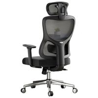 Chaise de bureau JOHOOFURNITURE avec dossier en maille, soutien lombaire réglable, accoudoirs 3D, appui-tête, pour salle d'attente, bureau à domicile, Sedia Da Gaming
