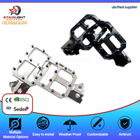 Repose-pieds en alliage d'aluminium CNC XGS pour Surron Light Bee Laser, logo personnalisé, amélioration de la performance, accessoires pour vélo électrique tout-terrain