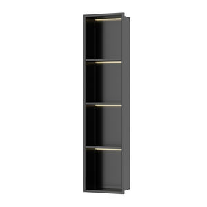 Vente en gros de luminaires de <span class=keywords><strong>niche</strong></span> murale pour <span class=keywords><strong>douche</strong></span> en acier inoxydable au design moderne, accessoires de <span class=keywords><strong>douche</strong></span>, meubles, armoire de cuisine, chambre à coucher - Product Image 1