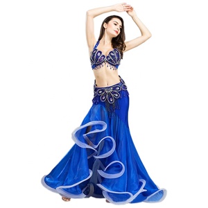 <span class=keywords><strong>Costume</strong></span> da Danza del Ventre per Donna, Alta Qualità, Abito Bollywood per Esibizioni, Set Completo - Product Image 1