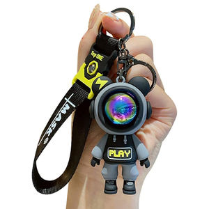 Gantungan kunci beruang modis pria dan wanita, Gantungan Kunci astronot semesta, Pilot berdiri beruang gantungan kunci - Product Image 1