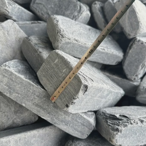 Bán buôn hiện đại cổ điển đen Slate đá cuội paver tự nhiên giảm đá Cube gạch cho ngoài trời đường lái xe lát - Product Image 4