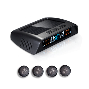 Car Digital <b>TPMS</b> Solar-powered Wireless Tire Pressure Monitoring System with 4 Sensors and Alarms - Product Image 4