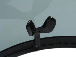 Lunettes de soleil de sport surdimensionnées coupe-vent et anti-poussière, monture plate en PC, lunettes de protection - Product Image 3