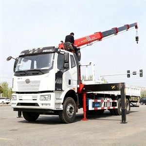 Grue à flèche télescopique hydraulique montée sur camion FAW 6x4 robuste de 12, 16 et 20 tonnes à vendre - Product Image 2