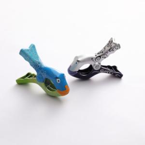 2 pcs xách tay khăn clip cho ghế bãi biển ghế Clip bãi biển Khăn Clip Màu Đỏ Vẹt - Product Image 3