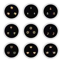 Kit de gemmes dentaires en or, zircon, à polymérisation par lumière, pour blanchiment des dents, kit d'entraînement adhésif DIY pour fiançailles, mariage, bijoux corporels