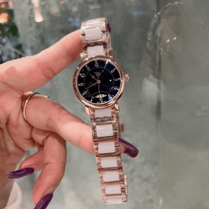 Advanced Luxury <b>Watch</b> Precise Quartz Movement Sapphire Mirror Ceramic Steel With Gold Strap Stainless Steel <b>Case</b> Longiness. - Product Image 5