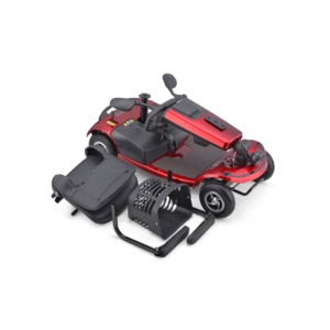Scooter de Cuatro Ruedas para Adultos con Cesta, Diseño Moderno, Plegado Rápido, Fácil de Guardar y Transportar - Product Image 5