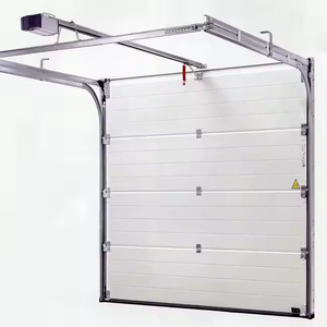 Porte de <span class=keywords><strong>garage</strong></span> <span class=keywords><strong>sectionnelle</strong></span> électrique industrielle |   Porte coulissante automatique <span class=keywords><strong>motorisée</strong></span> en aluminium et acier inoxydable pour <span class=keywords><strong>garage</strong></span> - Product Image 1