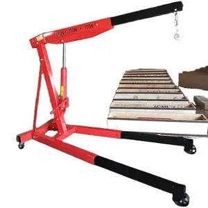Factory Wholesale 2T 3T Foldable Engine Crane Lift Jack for Workshop Repairing Garage