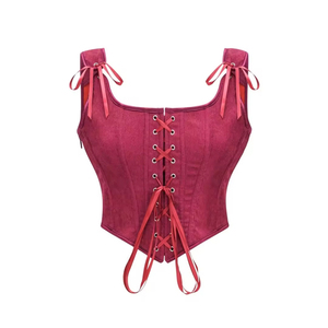 Top Corto Tipo Túnica Elegante de Verano para Mujer, Estilo Europeo Americano, Top Corto con Tirantes Sexys - Product Image 6