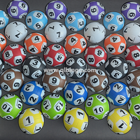 Boules de loto et de bingo utilisées pour divers jeux de bingo en loterie, avec impression six faces qui ne se décolore pas et est durable