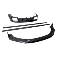 Kit carrosserie amélioré style OC en fibre de carbone sèche, comprenant lèvre avant, jupes latérales et diffuseur arrière, pour Porsche Panamera 976 2024+