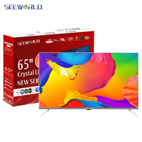 Usine de télévision SEEWORLD Vente en gros Écran plat Full HD LED TV 24 32 43 50 55 65 75 85 pouces 4K Smart TV Android Google WiFi