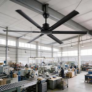 Ventilatore da 72 pollici in alluminio grande industriale e telecomando silenzioso 6 velocità reversibile patio ventilatore da <span class=keywords><strong>soffitto</strong></span> - Product Image 6