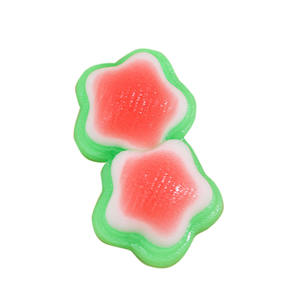 Juguete de simulación de sandía redonda favorito de los niños, de plástico, para apretar, con tacto cremoso, divertido, para aliviar el estrés y amasar. - Product Image 5