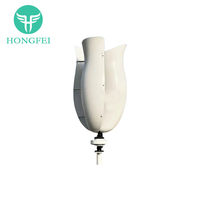 Nouveau Style 12V 24V Rose trois pales éolienne générateur 1KW axe Vertical