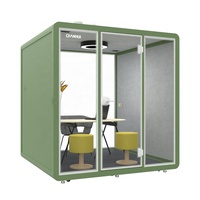 Cabine de salle de classe avec cadre en bois, amovible, démontables, pour pratique de tambour, entraînement à la maison, cadre en alliage d'aluminium