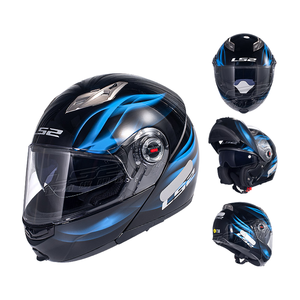 <span class=keywords><strong>Casco</strong></span> de motocicleta Unisex <span class=keywords><strong>LS2</strong></span> <span class=keywords><strong>FF370</strong></span>, visera doble para todas las estaciones, cara abierta, fibra de carbono, Material ABS, protección solar para montar, nuevo - Product Image 6