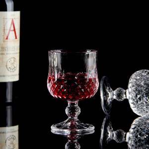 Gobelet à vin en diamant élégant, <span class=keywords><strong>verre</strong></span> à vin en <span class=keywords><strong>verre</strong></span>, Vintage, coupe en diamant, <span class=keywords><strong>verre</strong></span> cristal, gobelet d'eau, 180ml - Product Image 4