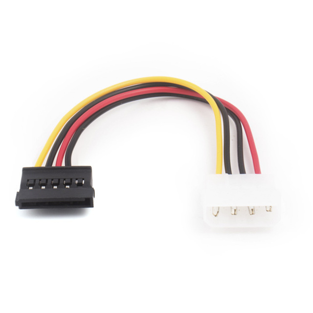 4 Pin IDE Molex to 3 Serial ATA SATA Power Splitter Extension  Connectors Hard Drive Extension Cable