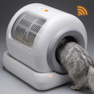 Smart Automatic <strong>Cat</strong> <strong>Litter</strong> <strong>Box</strong> APP Control Weight Sensor Anti-Leakage Full Detachable EasyClean ChildLock <strong>Cats</strong> Indoor Odor - Product Image 3