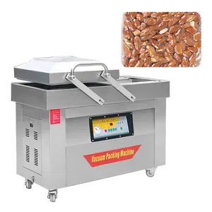 Rotary Vacuum Skin Packing Machine For Steak, Raw Meat & Seafood Vacuum Skin Packaging Machine, Food Skin Vacuum Packing Machine