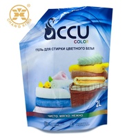 Sachets souples personnalisés avec bec verseur pour détergent et adoucissant de qualité chimique, en plastique et aluminium, 500 ml, 720 ml