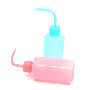 Bouteille souple en plastique pour le nettoyage des cils et des tatouages, flacon de rinçage à bec courbé, arrosoir pour plantes - Product Image 3