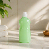 Ensemble d'emballages cosmétiques professionnels en HDPE, contenants et pots de 300 ml pour le stockage de nettoyants pour le visage