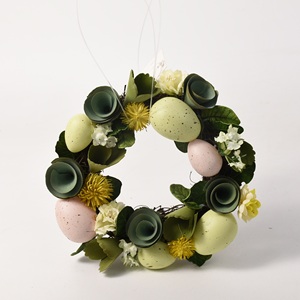 Handmade rattan foam <strong>door</strong> spring egg <strong>wreath</strong> making supplies <strong>easter</strong> <strong>wreath</strong> - Product Image 3