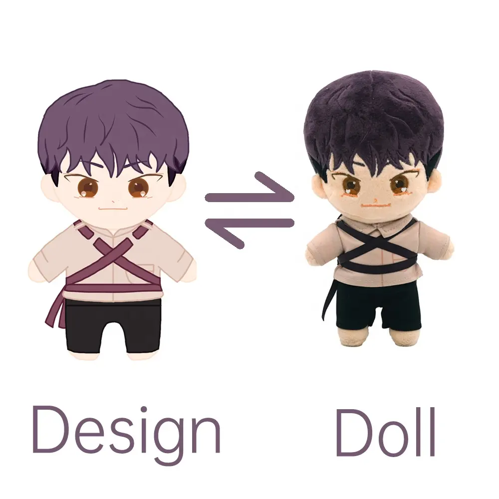 Новые модные красивые стоячие маленькие плюшевые куклы на заказ корейские куклы звезды Kpop плюшевая кукла-идол