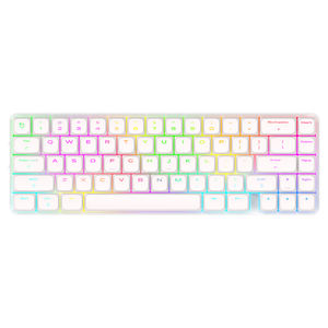 Nuevo Teclado Mecánico Inalámbrico y con Cable de Alta Calidad, <span class=keywords><strong>Mini</strong></span>, 65%, Perfil Bajo, Carcasa de Aleación de Aluminio, Retroiluminación RGB, Diseño Ultrafino para - Product Image 2