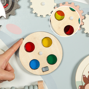 2025 New Montessori Đa-Chức năng bằng gỗ cá heo tường trò chơi <span class=keywords><strong>CE</strong></span> chứng nhận giáo dục học tập đồ chơi cho trẻ mới biết đi trẻ em trai cô gái - Product Image 6