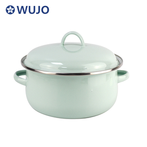 Nouvel ensemble de casseroles émaillées 3 pièces avec couvercle - Product Image 5